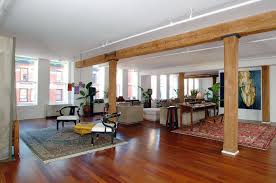 Exposed support beam