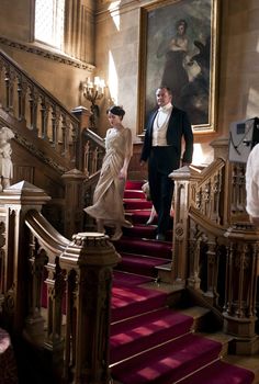 The drama in Downton Abby