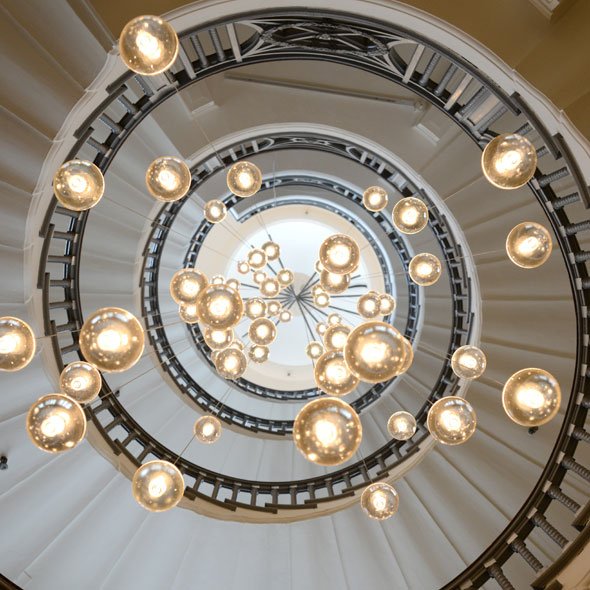 The Spiral and Bocci Lights! 