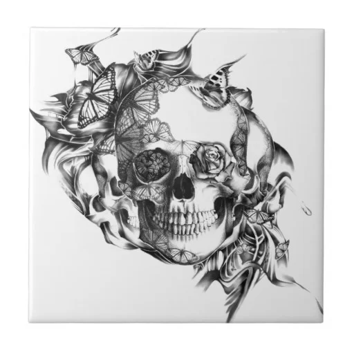 Tattoo Tile with Ink 