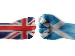 Union Jack or the Saltire (St. Andrew's Cross) 