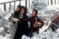 Little Woment 'wassailing'! 