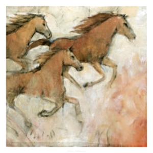 Hazen Horses, on canvas