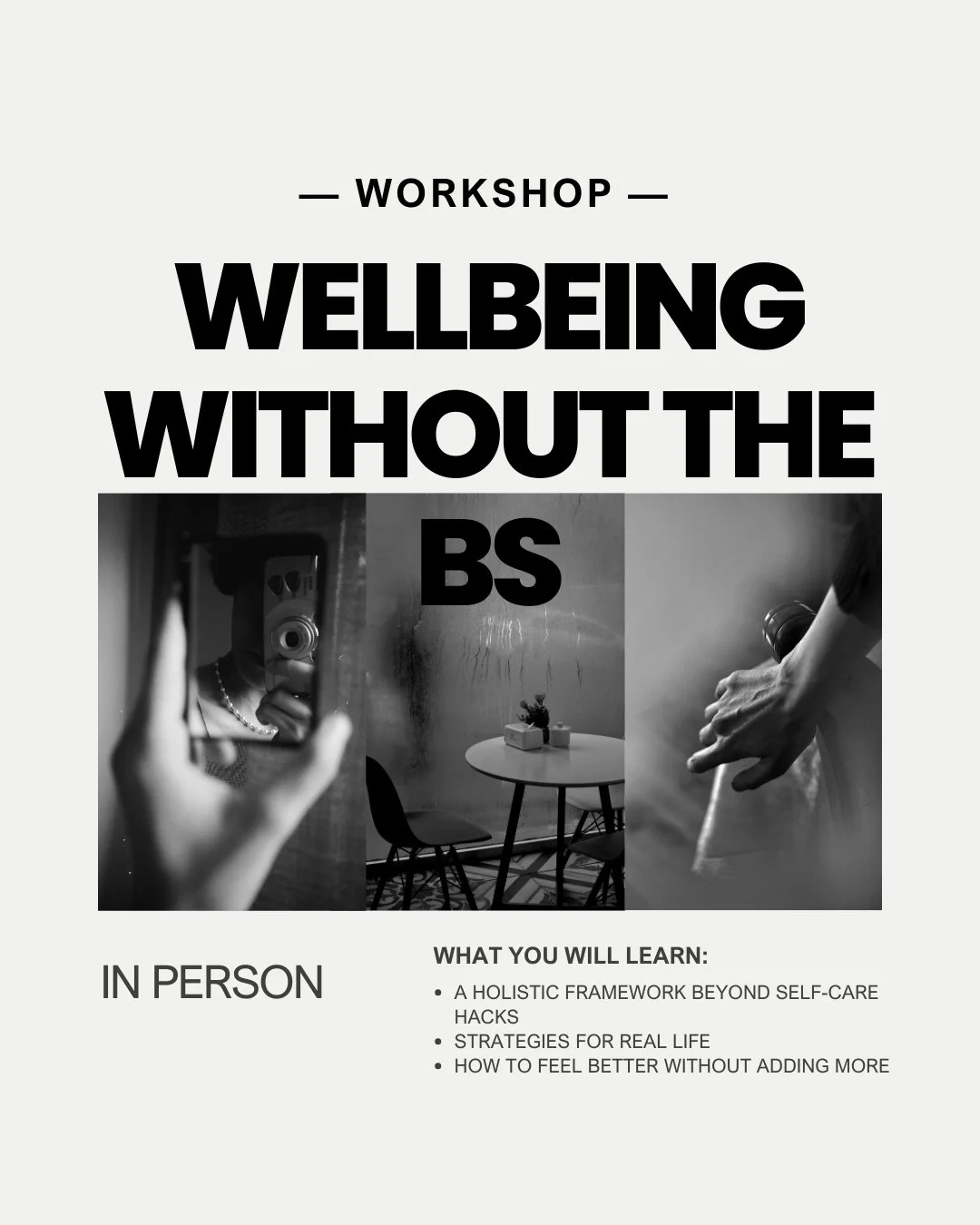Wellbeing Without The BS