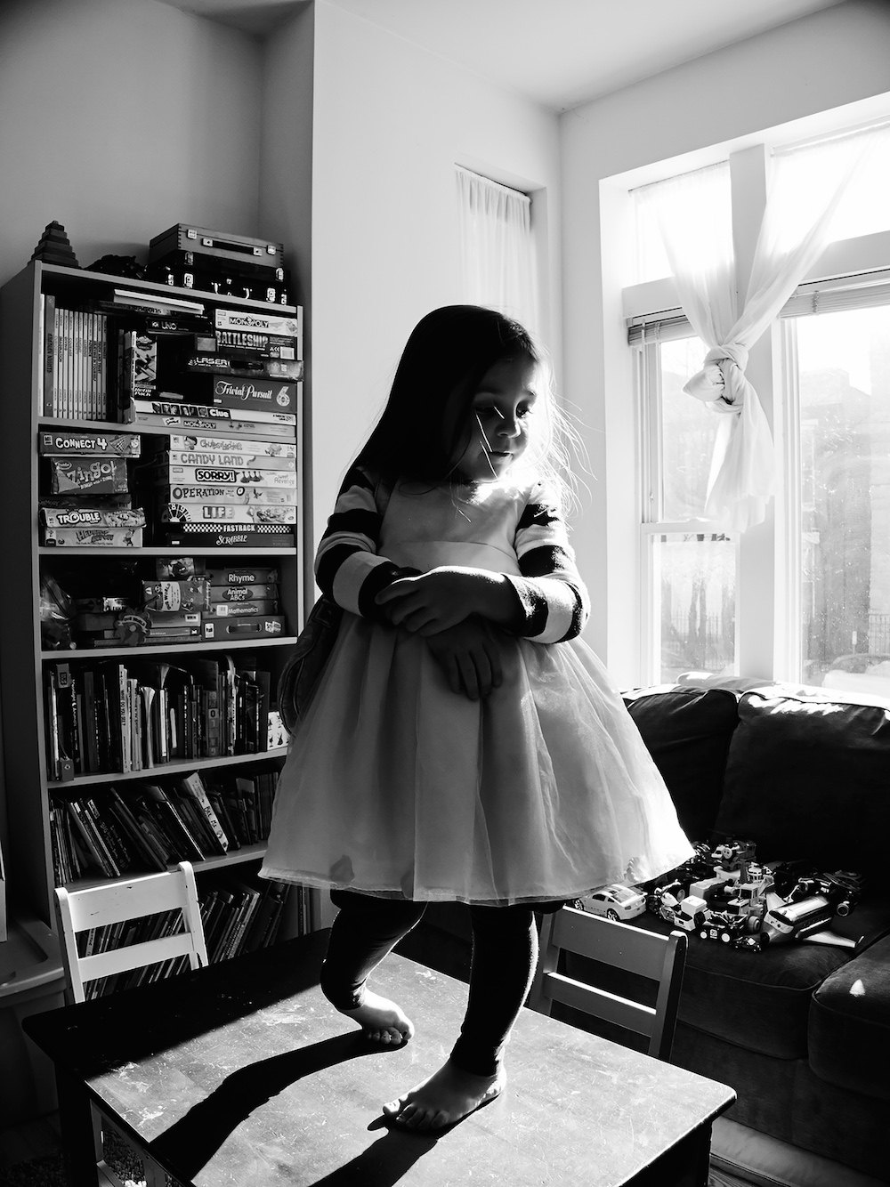 Black Girl Dancing On Table