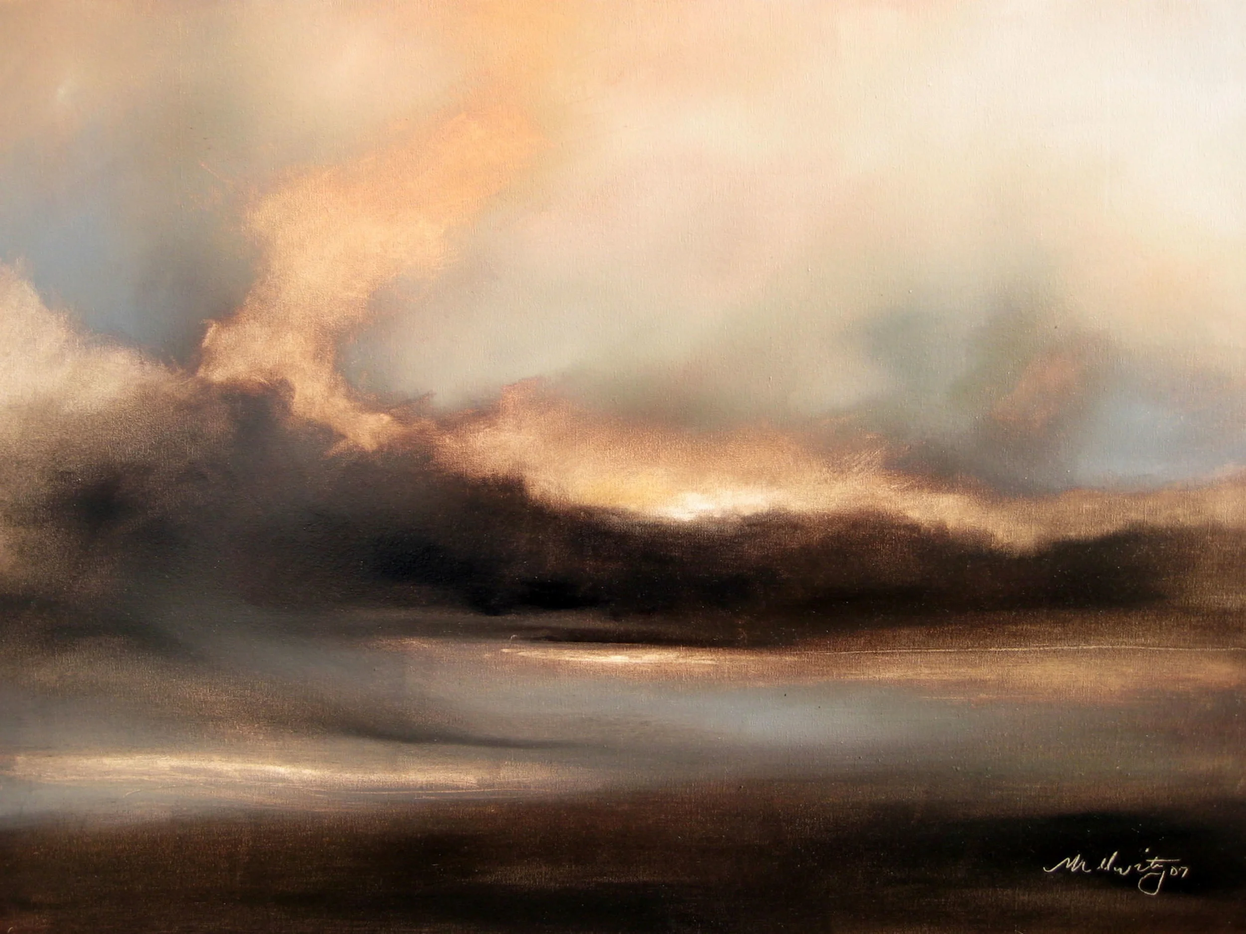 Storm, 30"x40", oil on canvas