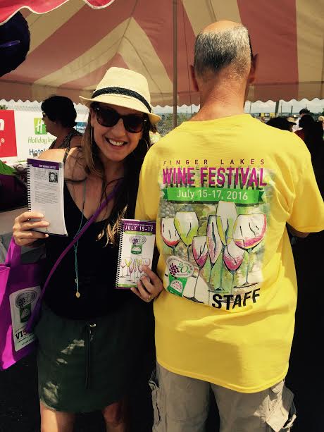 Designed the logo for the 20th anniversary of the Finger Lakes Wine Festival in Watkins Glen