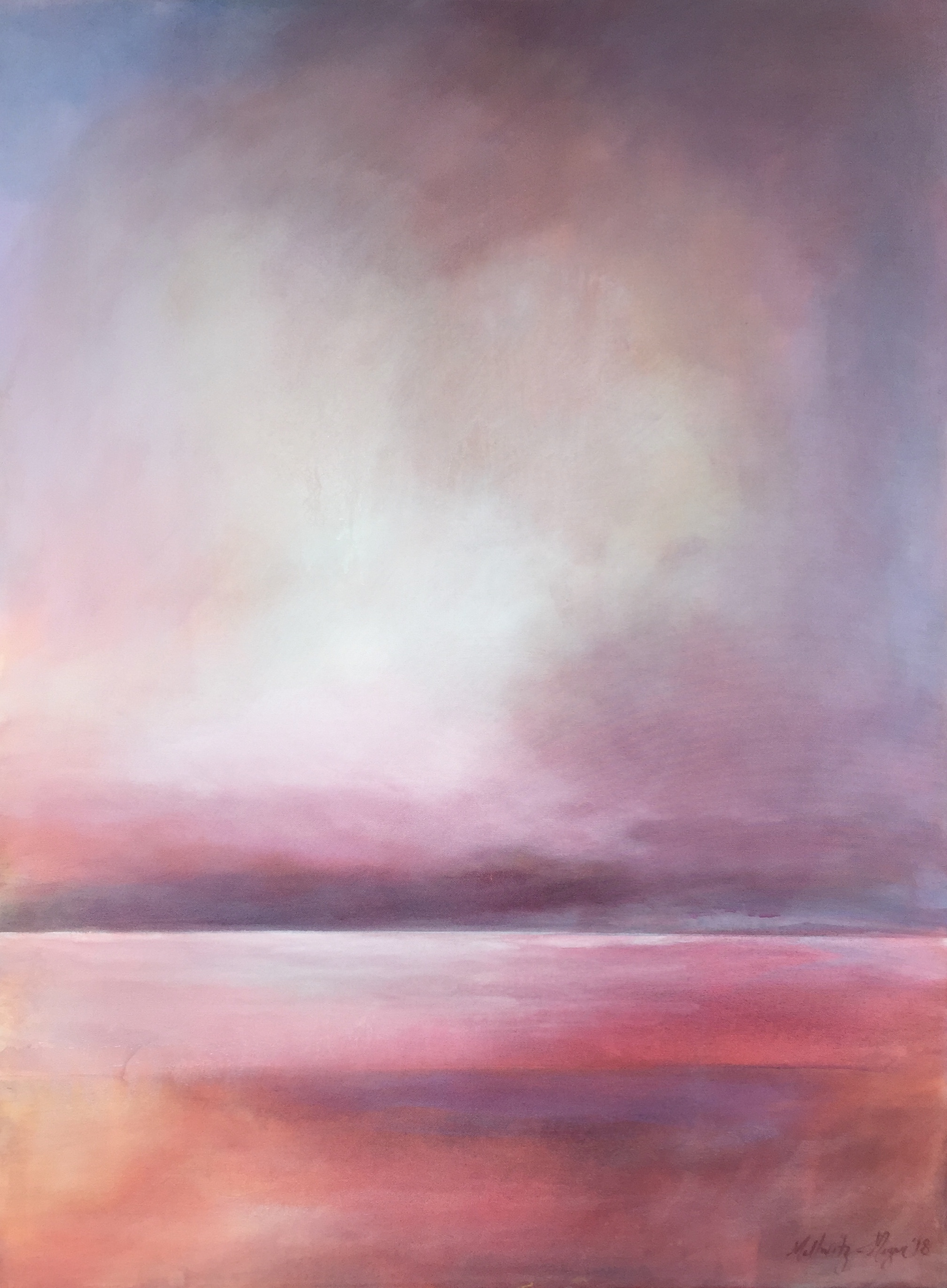 Windswept, 48"x36", acrylic on canvas