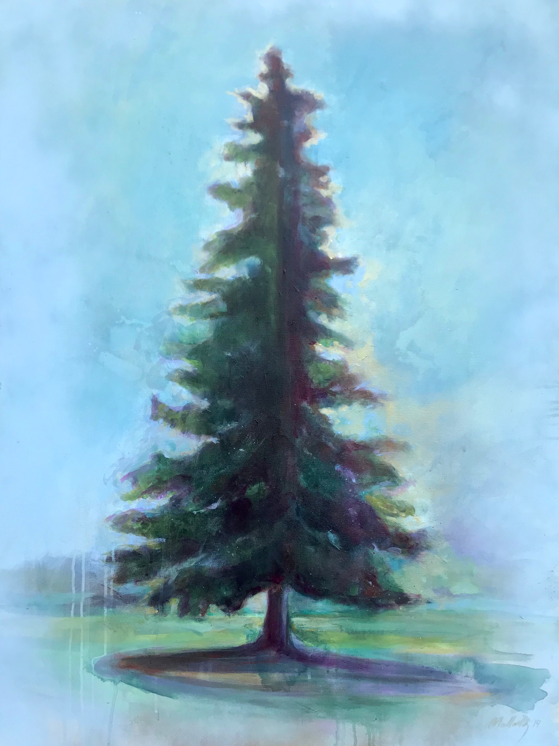 Sonnenberg Retreat, 40”x30”, acrylic on canvas