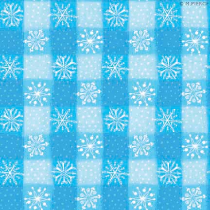 X_10WF-plaid snowflakes