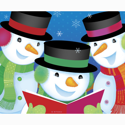XMAS-14-CAROLING SNWMEN C