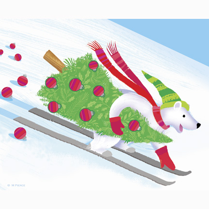 xmas-14-skiing polar bear
