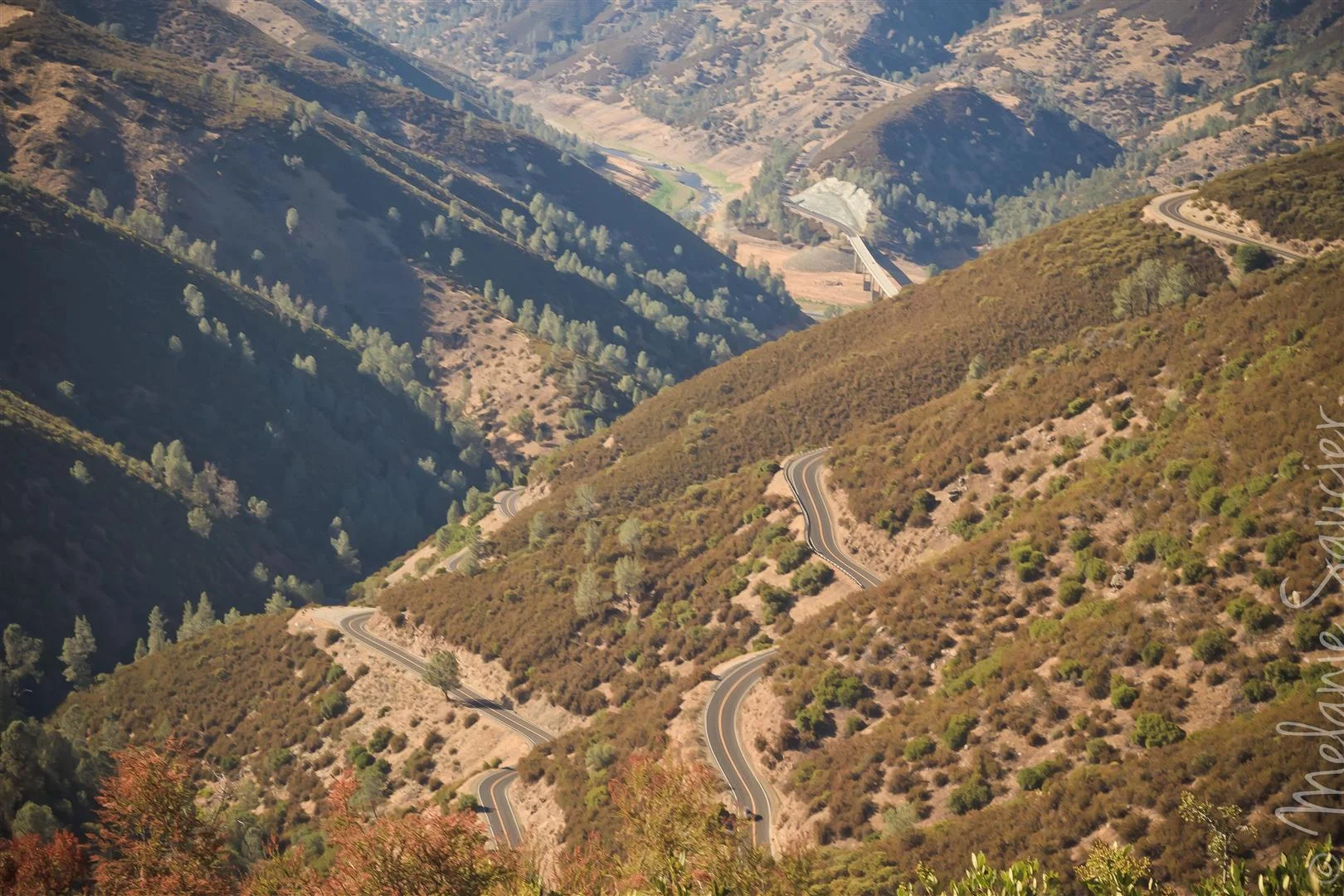 On the road to Yosemite