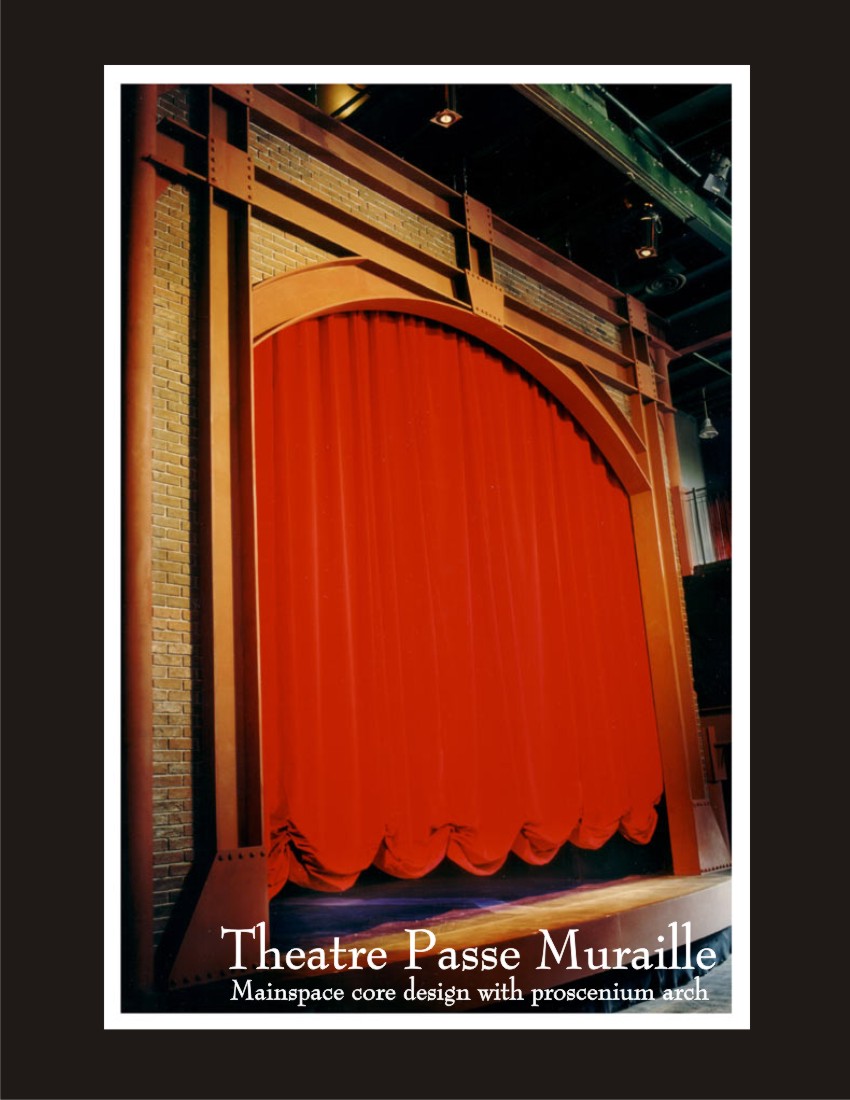 The proscenium at Theatre Passe Muraille