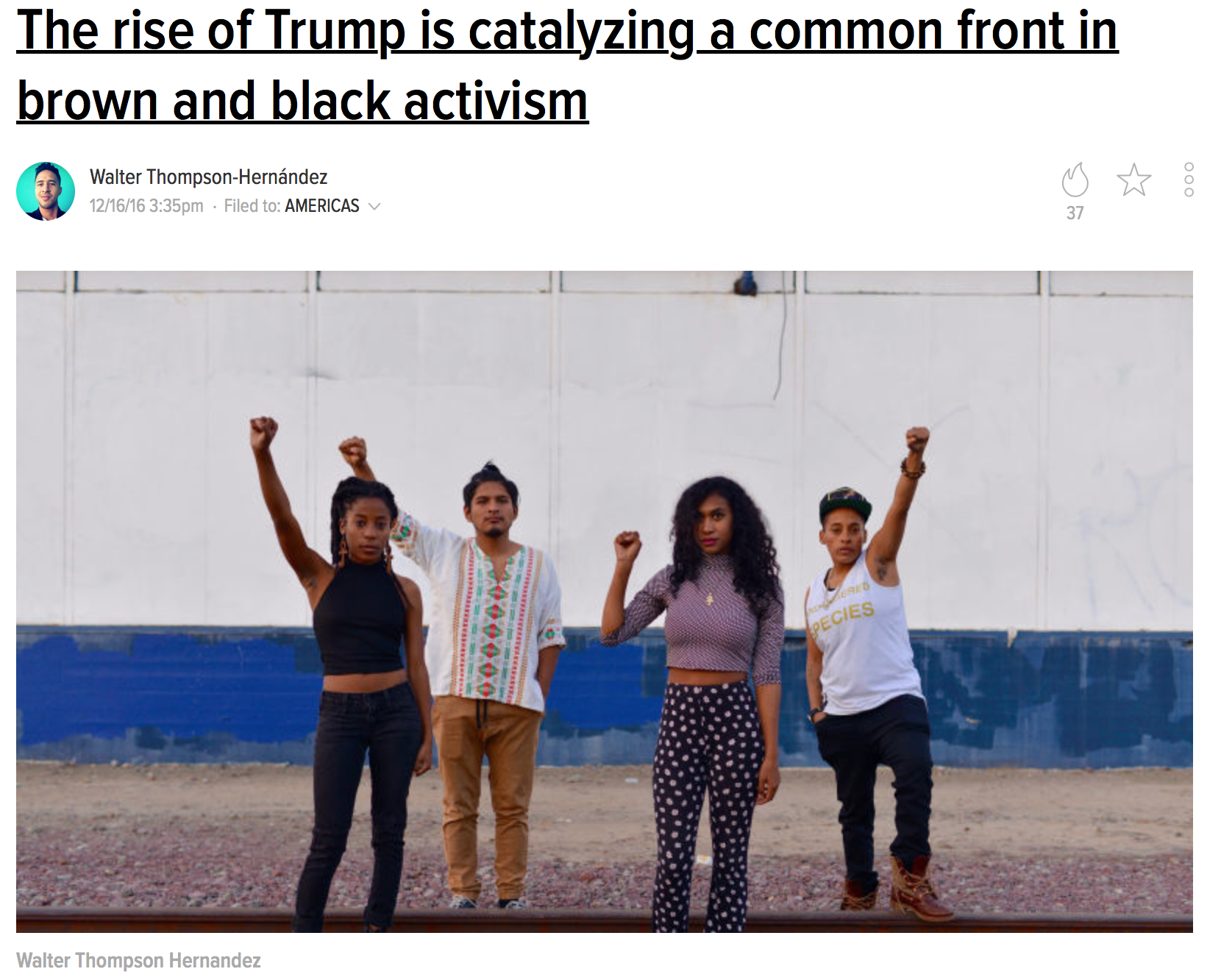 My writing and photographs for Fusion