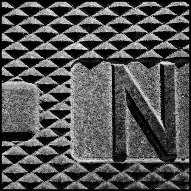 N: manhole cover detail