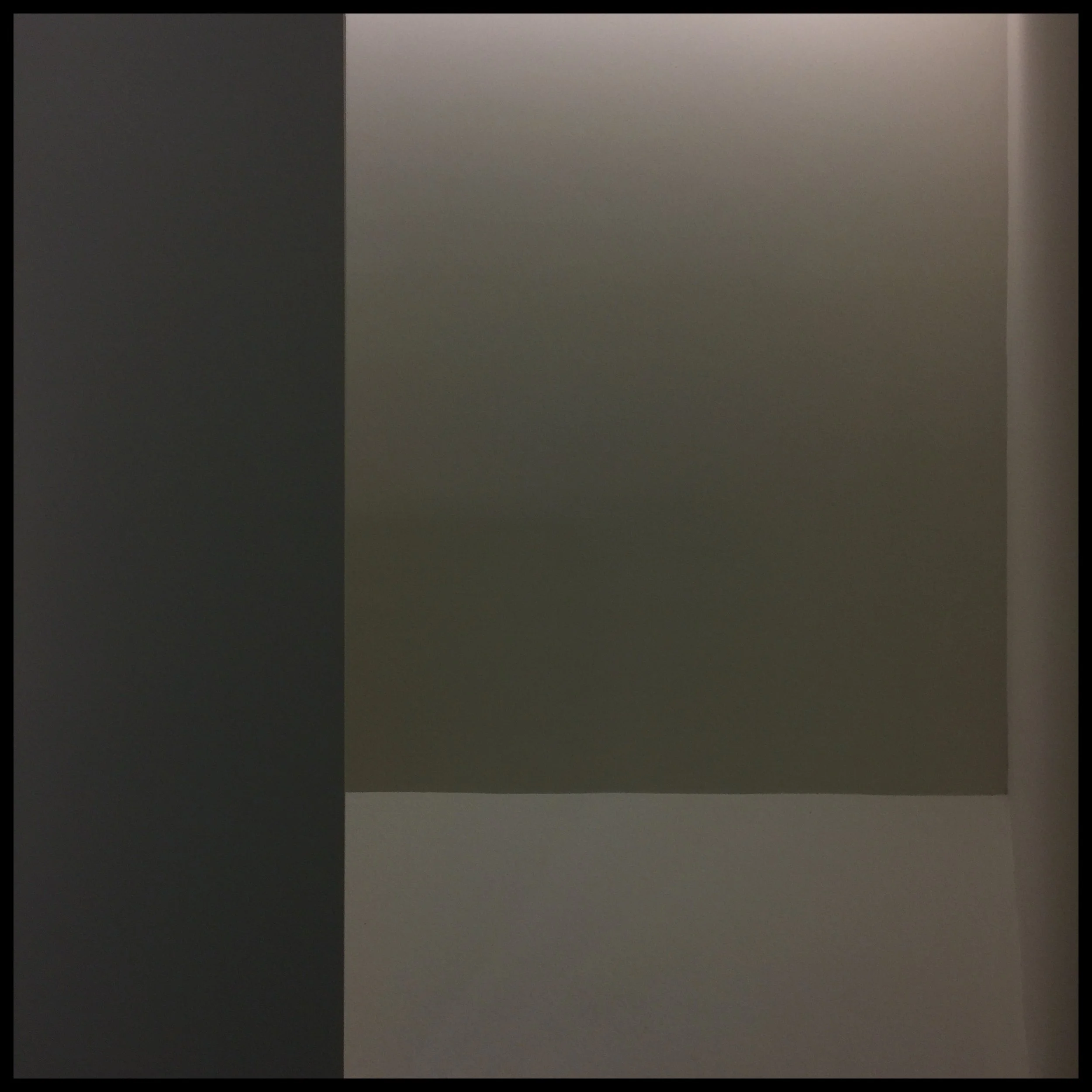 Walls in same white but varying light