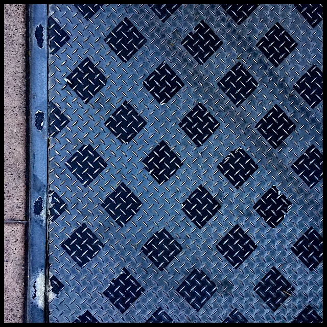 Sidewalk trapdoor detail