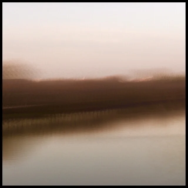 Rural landscape 11 at sunset from train gliding at 200 mph