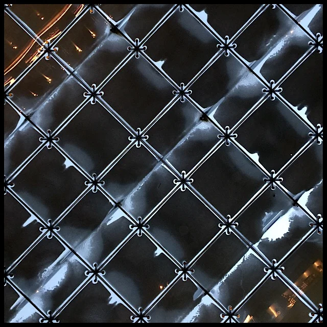 Glass roof, snow cover