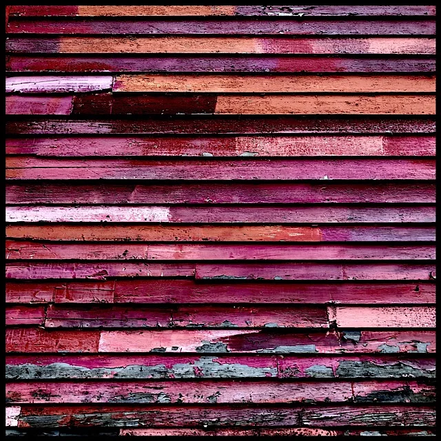 Clapboards in colors