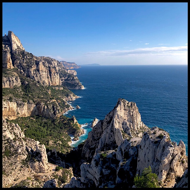 Narrow inlets, steep cliffs