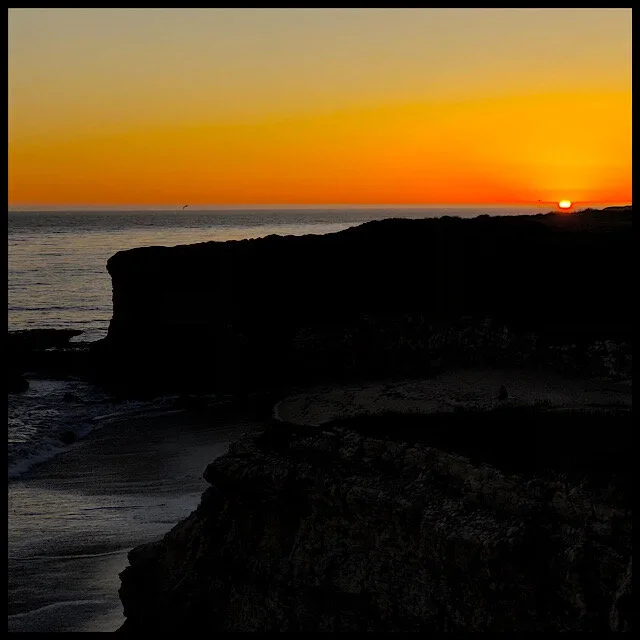 Seacliffs at sundown