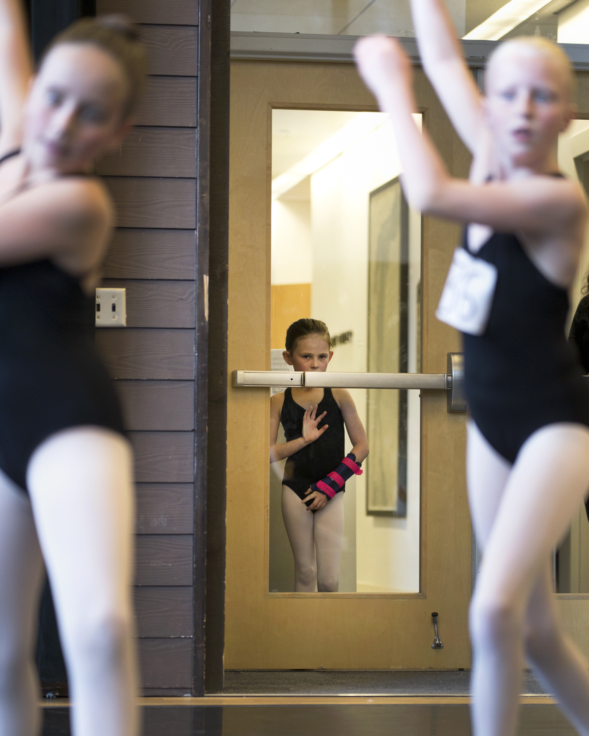 Frances Reid, 8, watches the Wizard of Oz auditions on Friday, September 23, 2016, at the Center for the Arts in Jackson, Wyo.