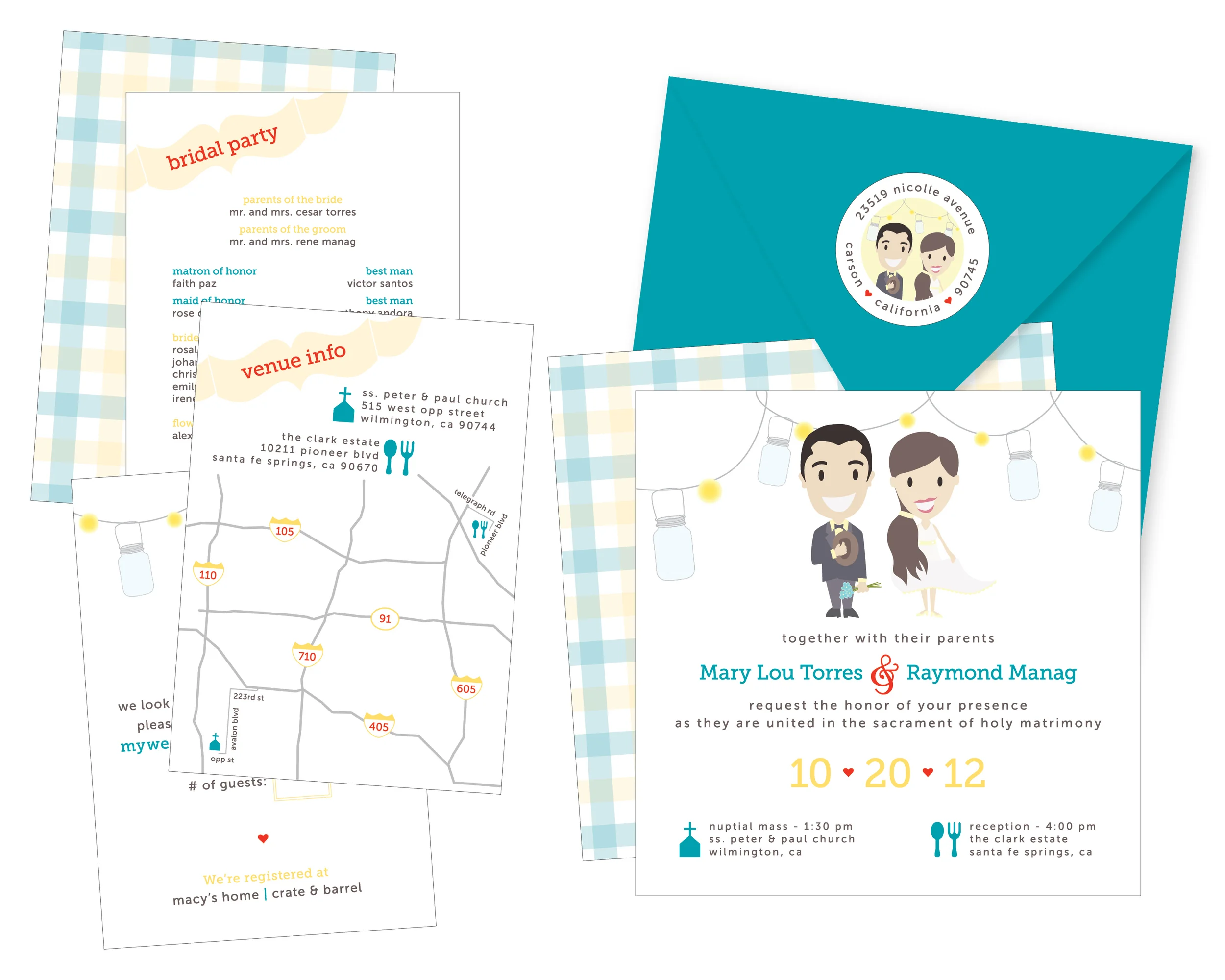  Custom Invitation Suite (Design, Illustration) 