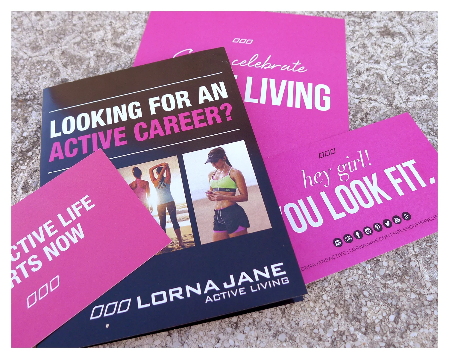  Lorna Jane Recruitment Materials (2014) 