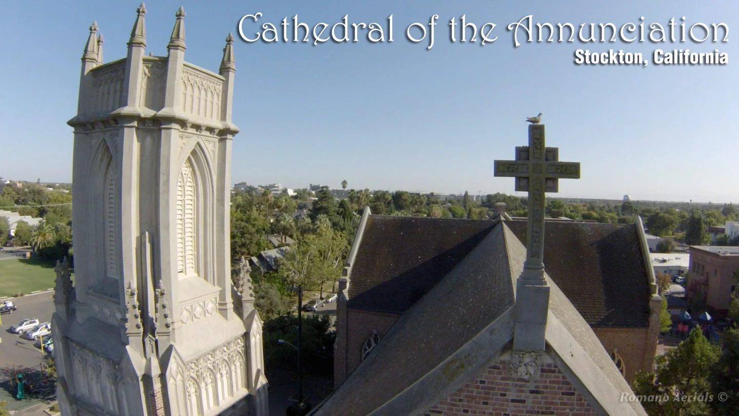 A glorious view at the belfry tower. This Gothic Architectural building was dedicated on 12/12/1942.