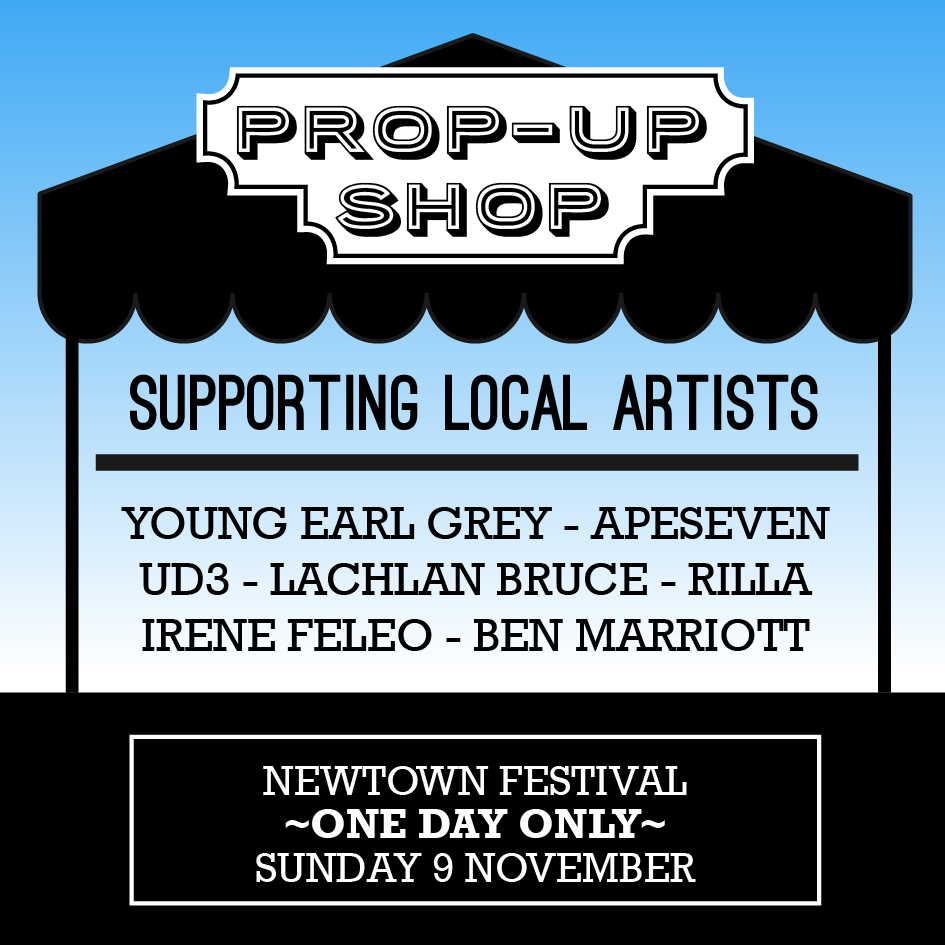 Prop-up Shop - Market Stall at the Newtown Festival