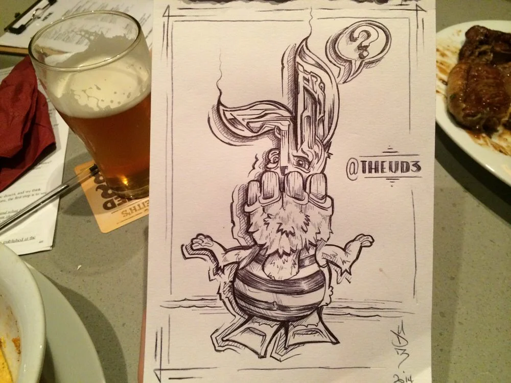 Rabbit-pub-hoppy-pest-cute-cuddly-easter-eggs-chocolate-horrifying-mistake-abomination-sam-shennan-theud3-ud3-design-illustration-art-sydney-australia-custom-graphic-designer-illustrator-mural-stre...