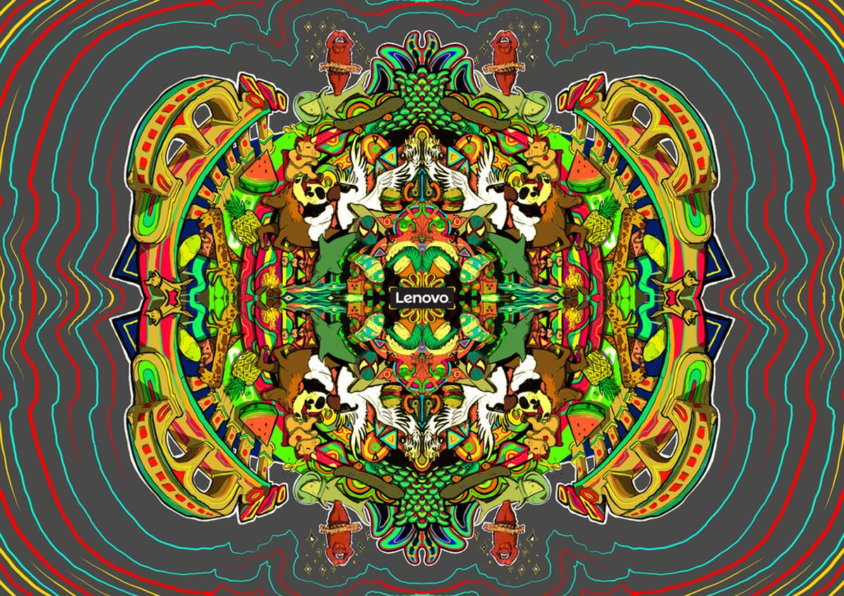 Lenovo sketch lenovo logo kaleidoscope