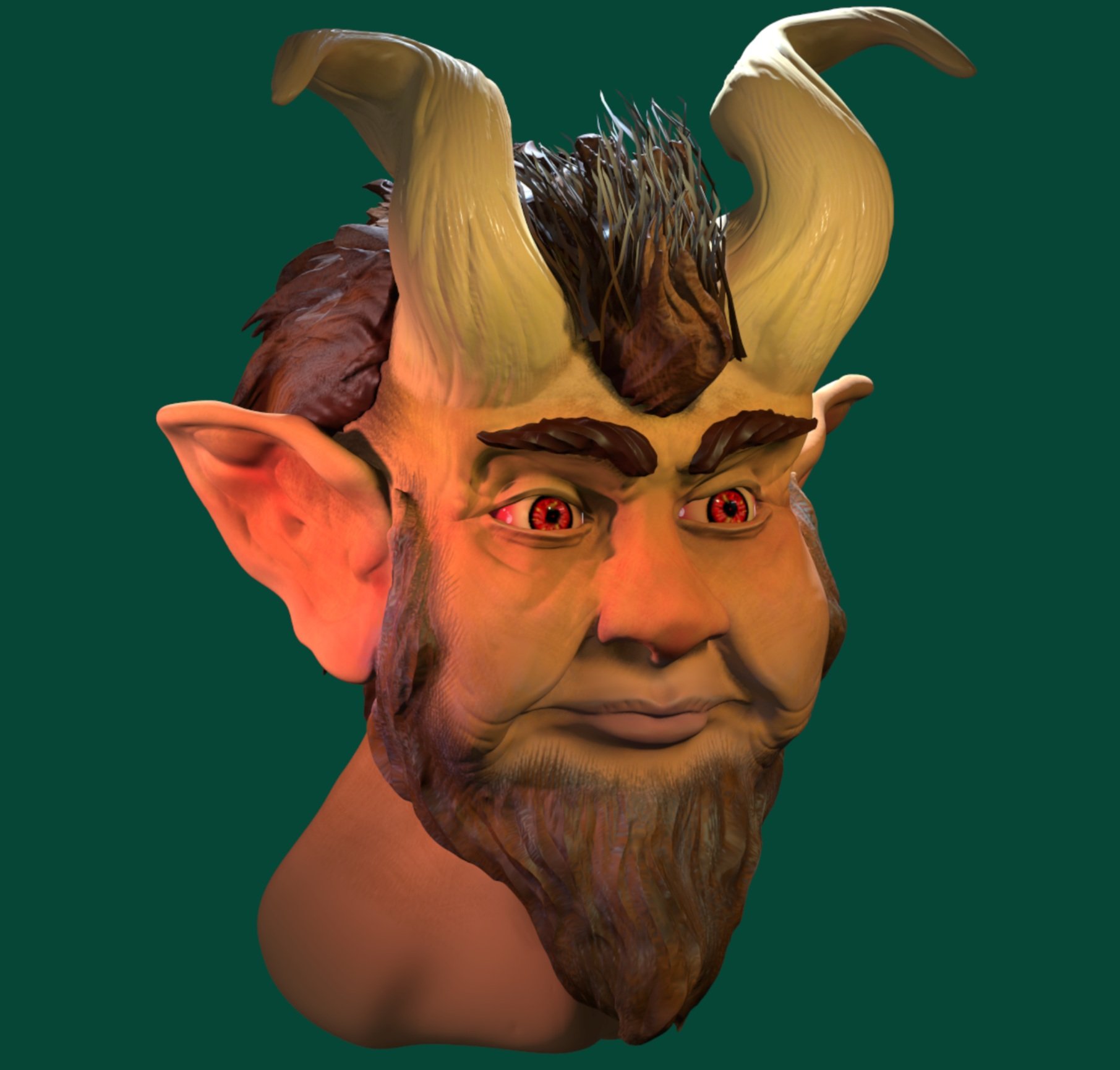 Gnome Bust — Sam Shennan AllSurface Artist Graphic 3D, VR, AI
