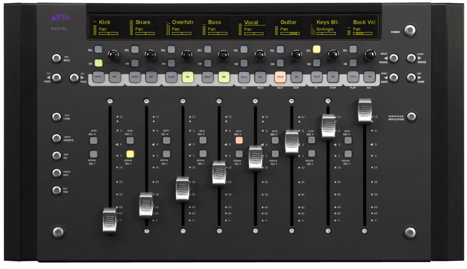 Avid Artist Mix, Credits to Avid