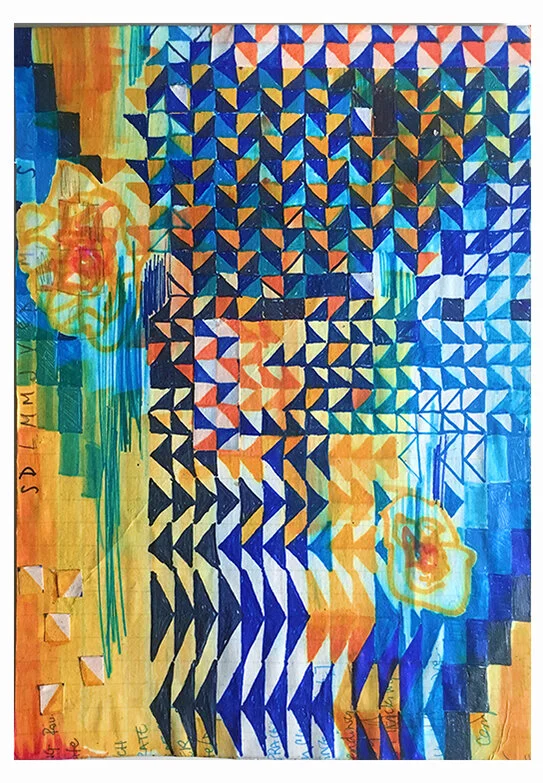   Thank You, Please Recycle…(No03)    2019    Mixed-Media  5 x 7 in   