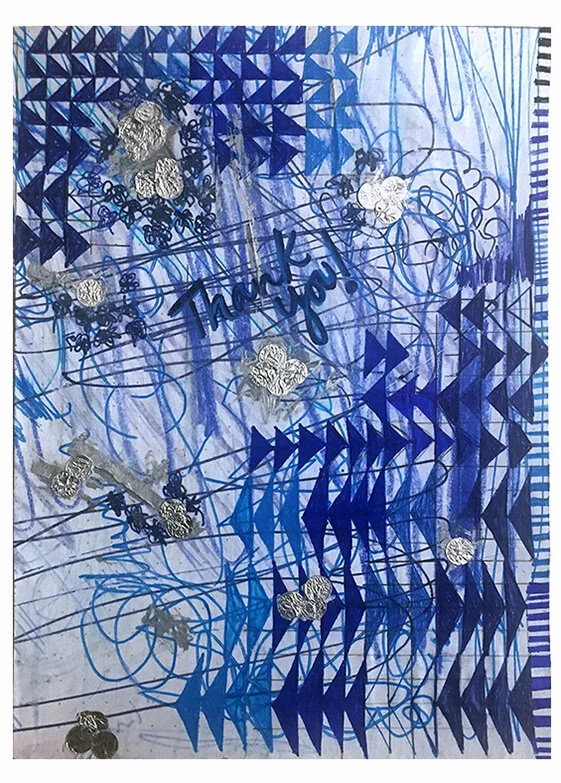   Thank You, Please Recycle…(No06)    2019    Mixed-Media  5 x 7 in 