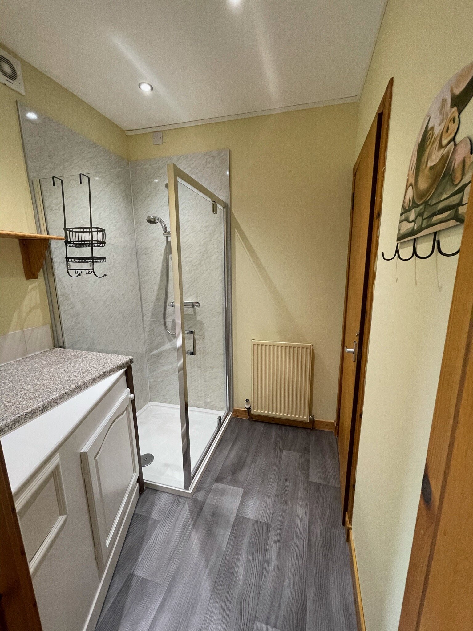 Downstairs shower room