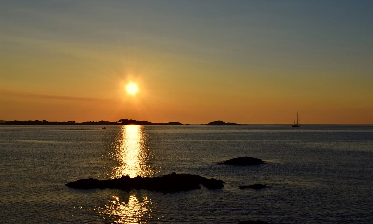 Sunrise over Children's Island - Marblehead, MA
