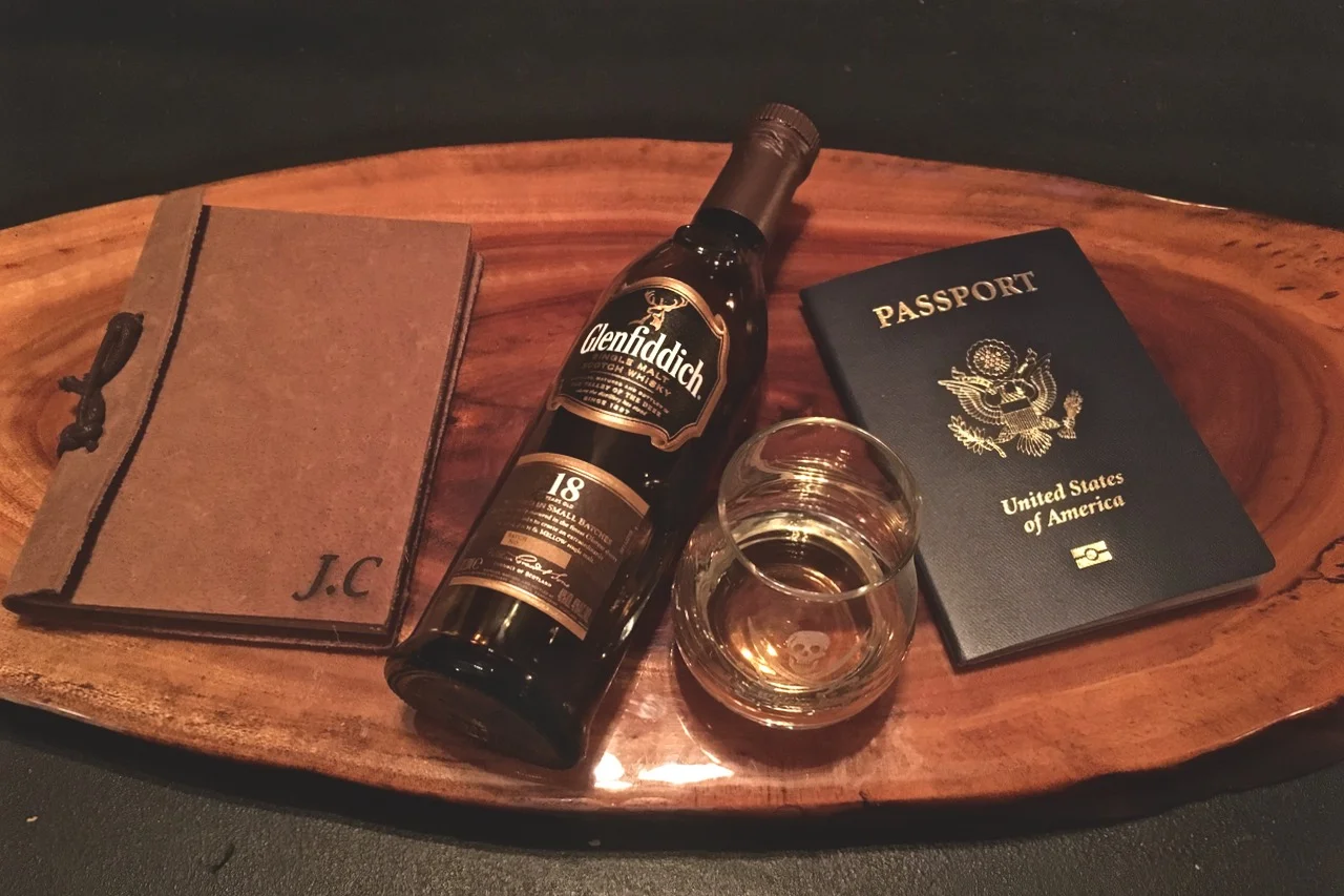 Always ready to raise a glass to adventure