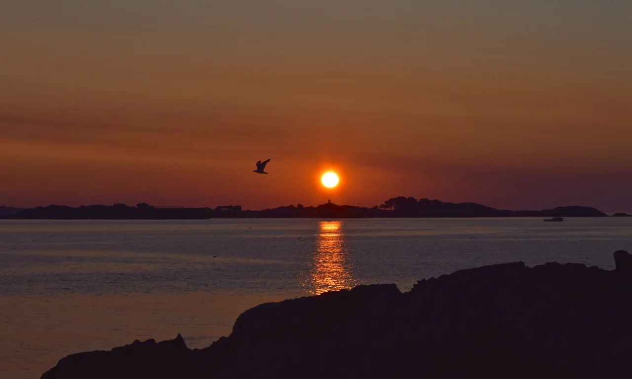Sunrise over Children's Island - Marblehead, MA