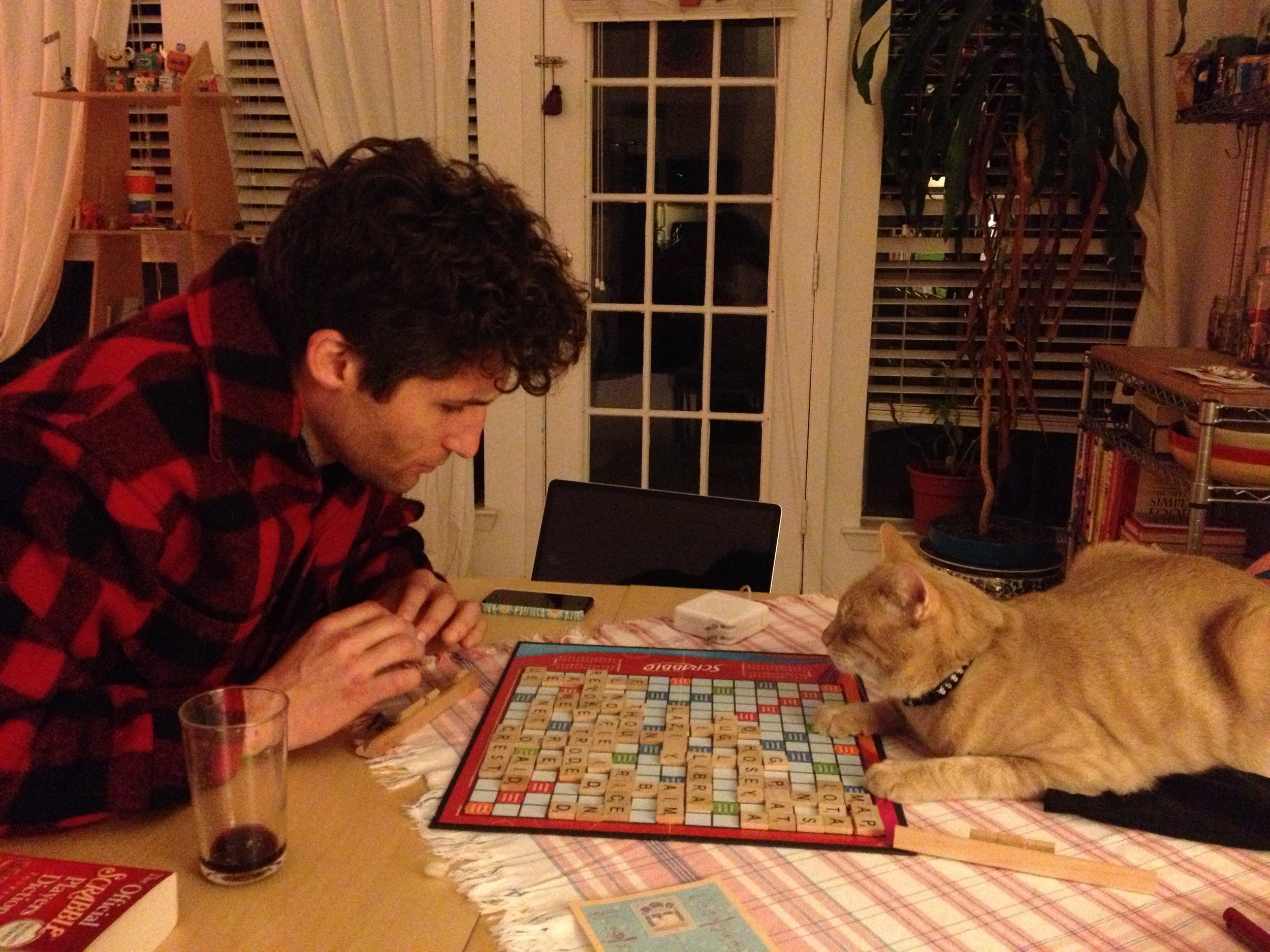 Late night scrabble