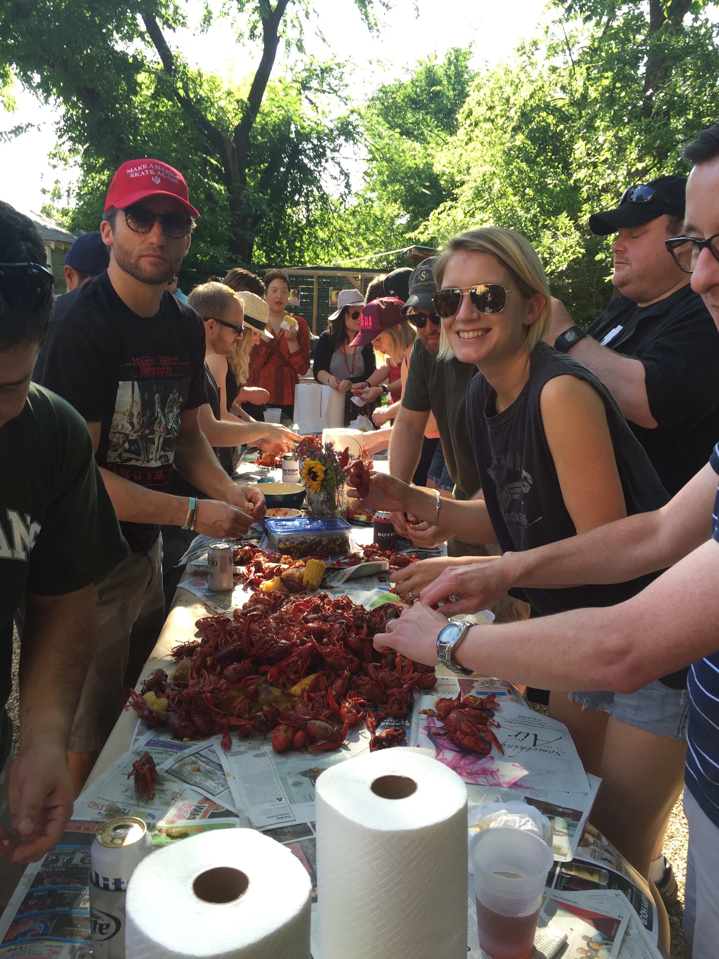 Crawfish boiling