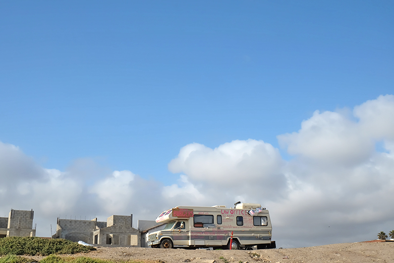 Mobile law office at the beach in Rosarito