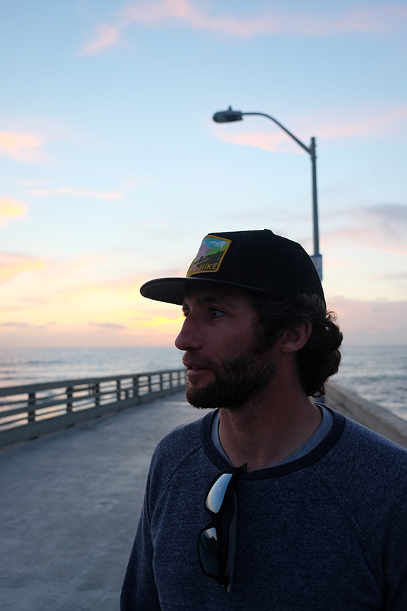 Kaspar on Ocean Beach pier