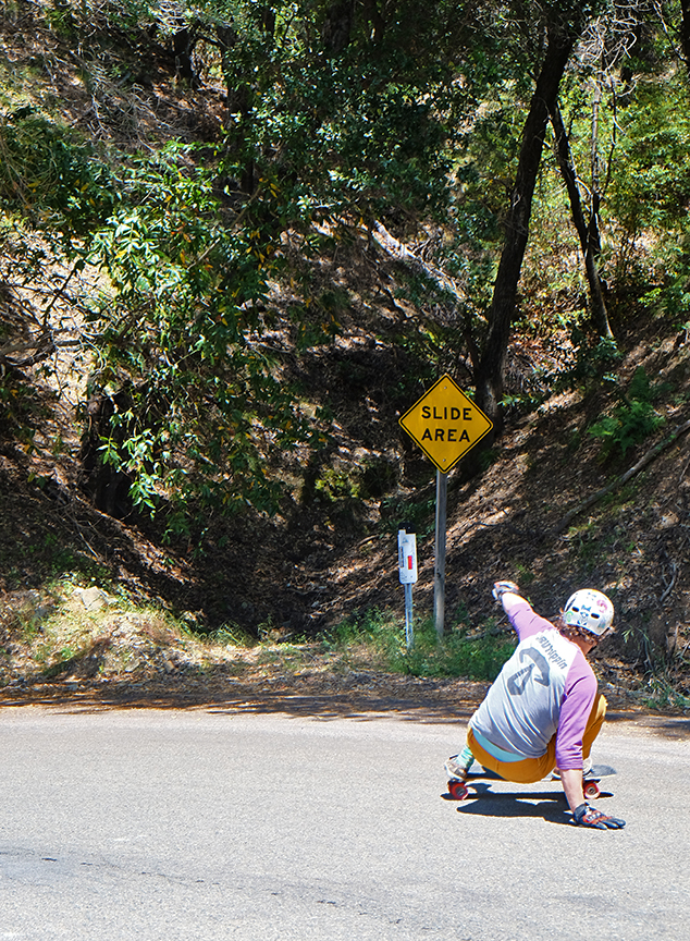 "Slide Area" on Nacimiento Ferguson road in Big Sur