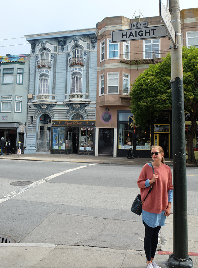 checking out Haight-Ashbury