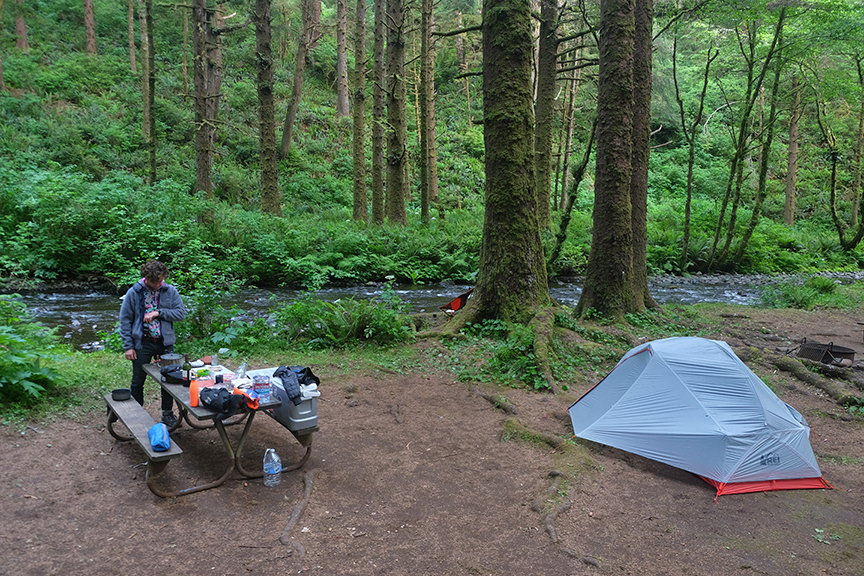 Rock Creek campsite