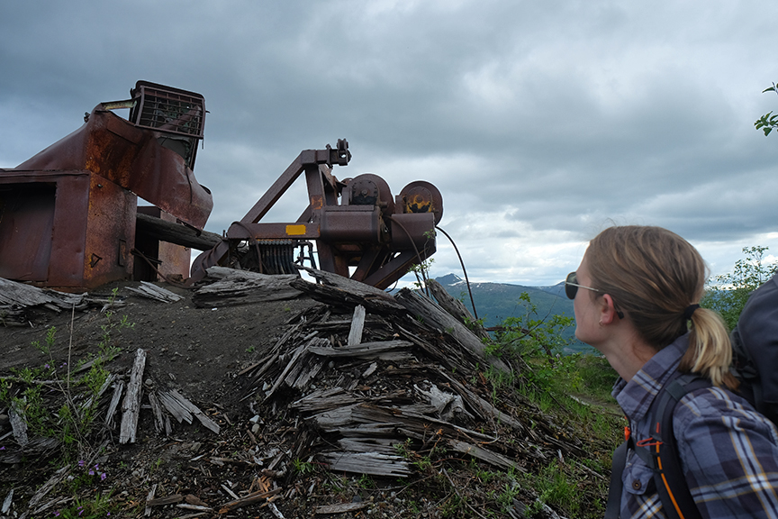 Logging machinery from 1980